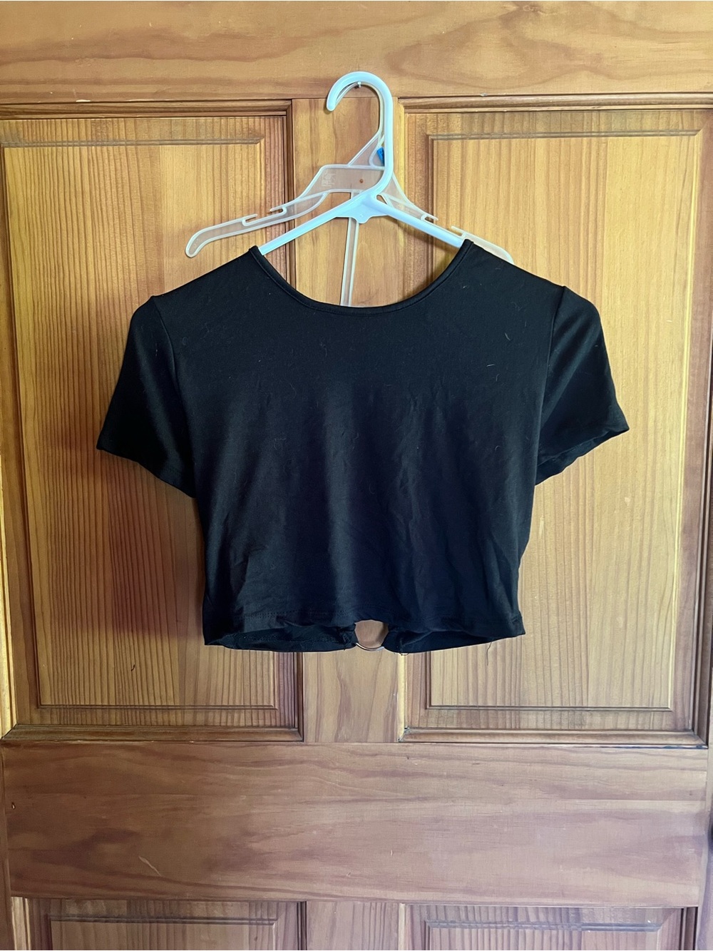 Streetwear Society Black Cropped Short Sleeve Tee